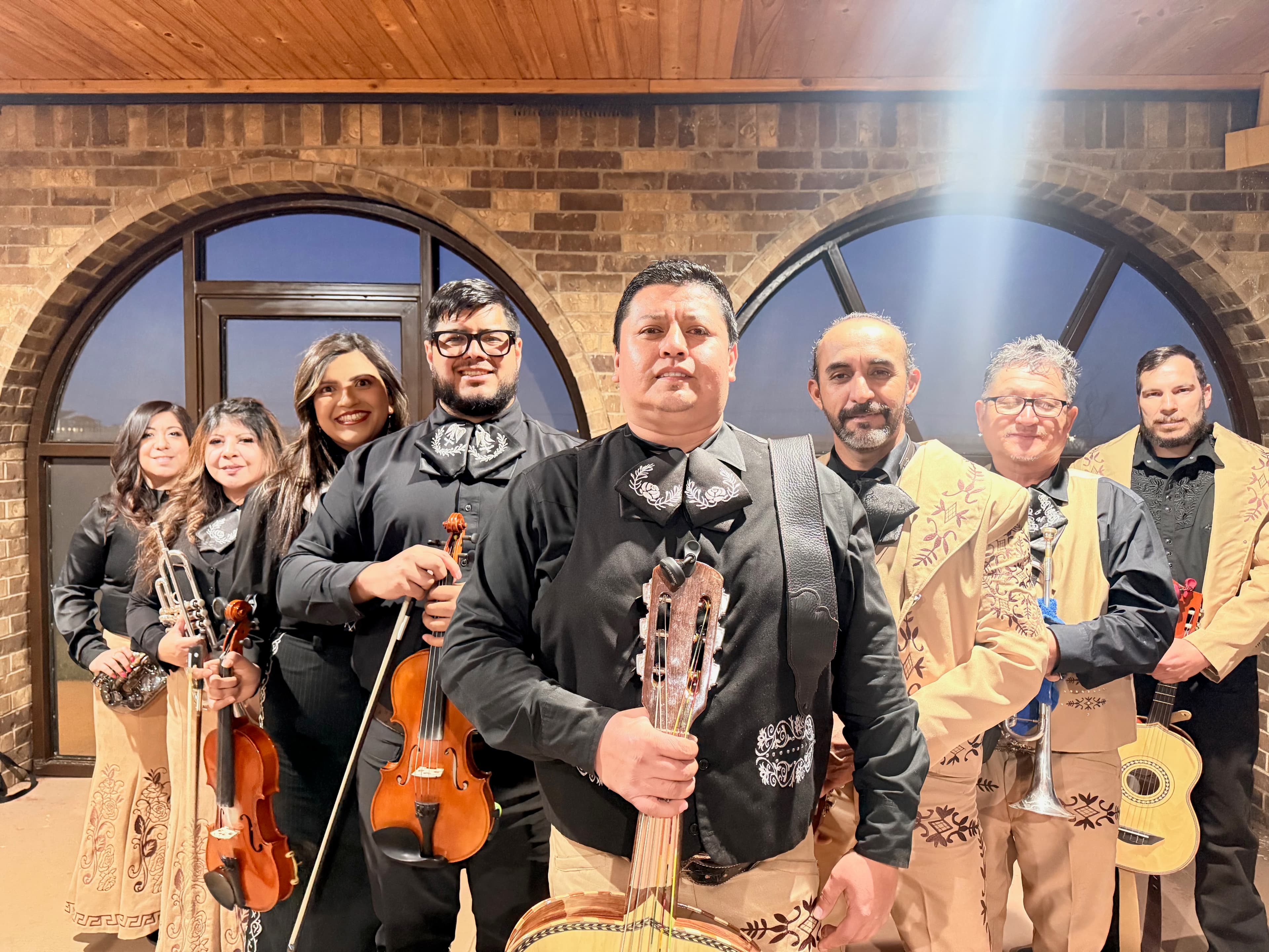 Mariachi Corazón y Alma group portrait